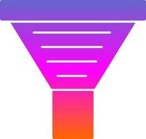 Funnel Vector Icon Design
