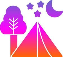 Camping Vector Icon Design