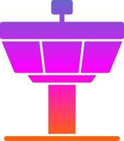 Control Tower Vector Icon Design