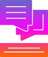 Dialog Vector Icon Design