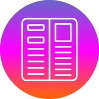 Curriculum Vector Icon Design