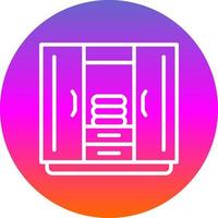 Wardrobe Vector Icon Design