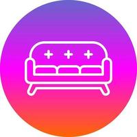 Sofa Vector Icon Design