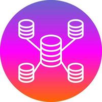 Database Vector Icon Design