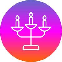 Candelabra Vector Icon Design