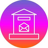 Letter Box Vector Icon Design