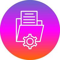 Data Management Vector Icon Design