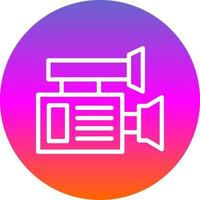 Video Camera Vector Icon Design