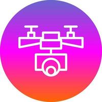 Drone Vector Icon Design