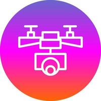 diseño de icono de vector de dron