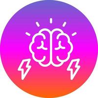 Brain Power Vector Icon Design