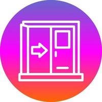 Exit Vector Icon Design