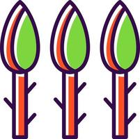 Asparagus Vector Icon Design