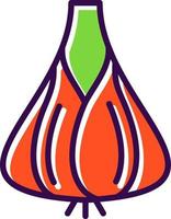 Garlic Vector Icon Design