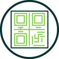 Qr Code Vector Icon Design