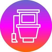 diseño de icono de vector de baño