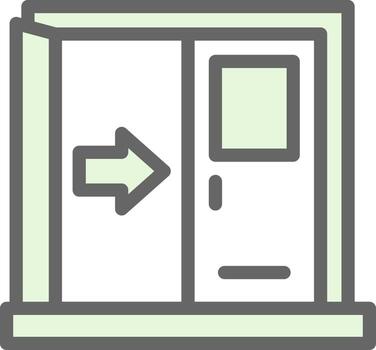 diseño de icono de vector de salida