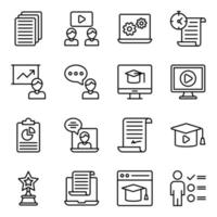Pack of Survey Icons vector