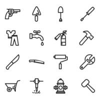 Protective Equipment Icons Pack vector
