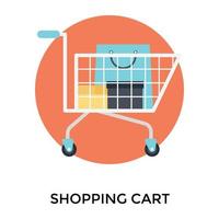 carrito de compras trendh vector