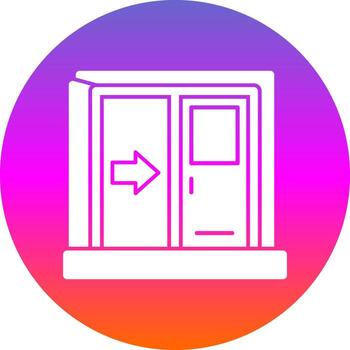 diseño de icono de vector de salida