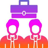 Business Team Vector Icon Design