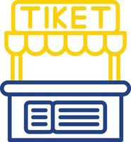 Ticket Office Vector Icon Design