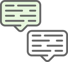 Conversation Vector Icon Design