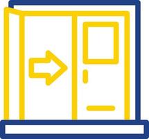 Exit Vector Icon Design