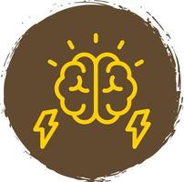 Brain Power Vector Icon Design