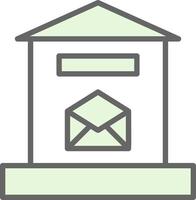 Letter Box Vector Icon Design