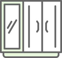 Wardrobe Vector Icon Design