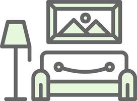 Living Room Vector Icon Design