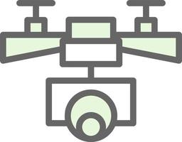 diseño de icono de vector de dron