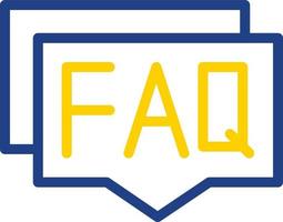 Faq Vector Icon Design