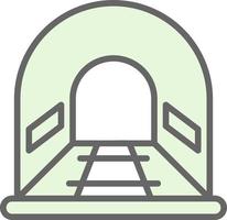 diseño de icono de vector de túnel