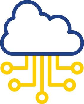 Cloud Computing Vector Icon Design