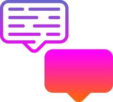 Conversation Vector Icon Design