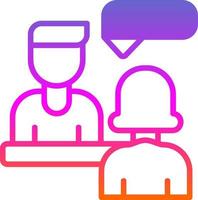 Interview Vector Icon Design