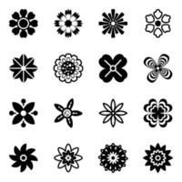 Vectores de garden flower pack