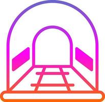 diseño de icono de vector de túnel