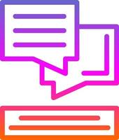 Dialog Vector Icon Design