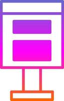 Postbox Vector Icon Design