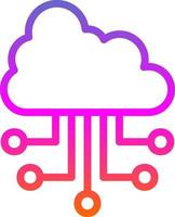 Cloud Computing Vector Icon Design