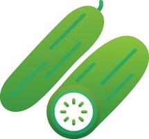 Cucumber Vector Icon Design