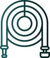 Garden Hose Vector Icon Design