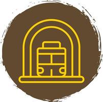 diseño de icono de vector de metro