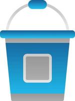 Bucket Vector Icon Design