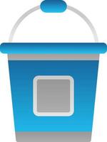 Bucket Vector Icon Design