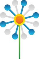 Dandelion Vector Icon Design